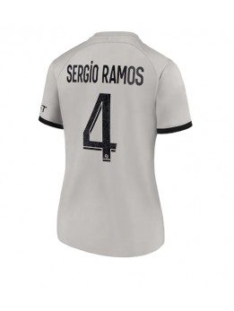 Paris Saint-Germain Sergio Ramos #4 Auswärtstrikot für Frauen 2022-23 Kurzarm
